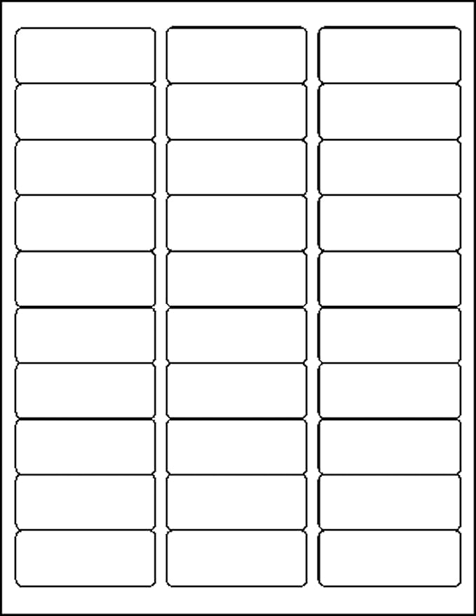 MACO Laser/Ink Jet White Address Labels, 30 per Sheet, 750 per Pack - Image 3