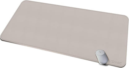 CENNBIE 39.3" x 19.6" Leather Desk mat, Desk mats on top of desks, Perfect Desk by CENNBIE