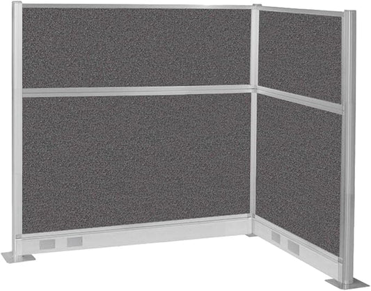 Versare Pre-Configured Hush Panel Electric Cubicle | Workstation Divider Walls by VERSARE