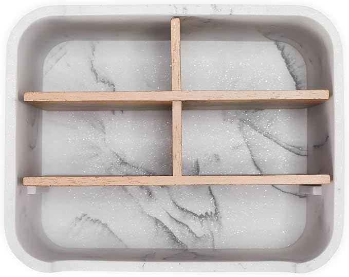 SZYRL Desk Organizer, Marble Remote Holder - Image 2