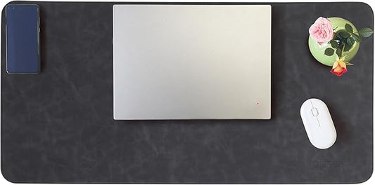 Huicon Faux Leather Desk Mat, 31.5"x15.7" Non-Slip PU Leather Desk Pad by Unknown