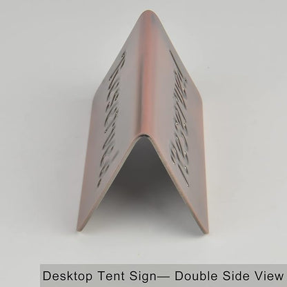 2 Pack Small Reserved Table Signs - Image 3
