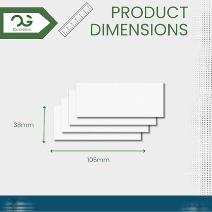 OfficeGear Shelf Edge Labels 38x105mm Custom Printable A4 Card - Image 4