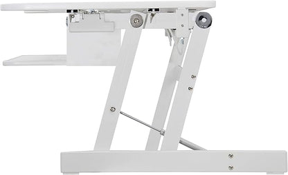 Rocelco 37.5" Deluxe Height Adjustable Standing Desk Converter - Image 6