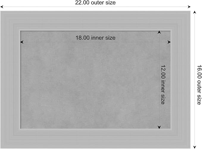 Amanti Art Silver Framed Magnetic Board 16x22 Small Vision Board - Image 3