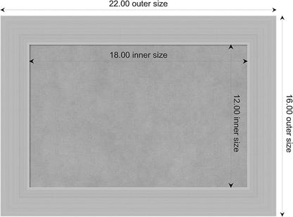Amanti Art Silver Framed Magnetic Board 16x22 Small Vision Board - Image 3