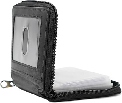 ag wallets Mens Zip Around Leather Wallet by AGWallets