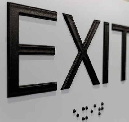 ADA Compliant Sign with Braille - Image 4