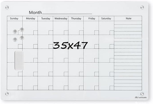 Magnetic Whiteboard Calendar, by JJworldwide