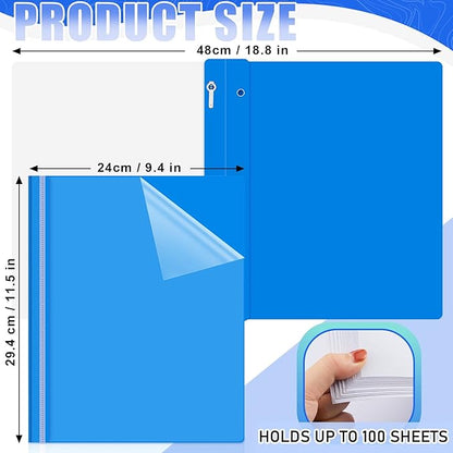 Teling 48 Pcs Clear Front Report Covers - Image 2