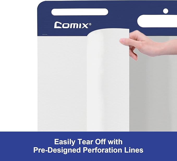 Comix Sticky Easel Pad, 20 x 23 Inches Flip Chart Paper - Image 8