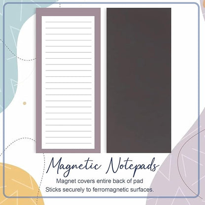 Utron 4 Pack Magnetic Notepads for Refrigerator, 50 Pages/Book Grocery List - Image 5