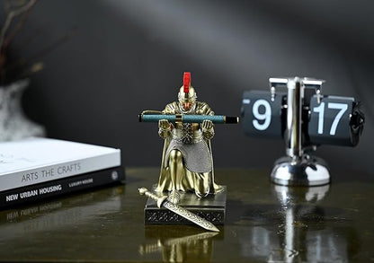 CYXStar Roman Praetorian Prefect Warrior Knight Pen Holder Desk Ornament Resin - Image 4