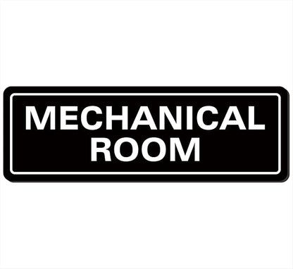 Mechanical Room Sign – Equipment Room Sign, Premium Durable Acrylic Material by Unknown
