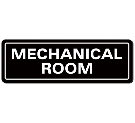Mechanical Room Sign – Equipment Room Sign, Premium Durable Acrylic Material by Unknown