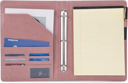 Geslun Personalized Vegan Leather 3 Ring Binder, Custom 8.5 x 11 Letter Size - Image 8