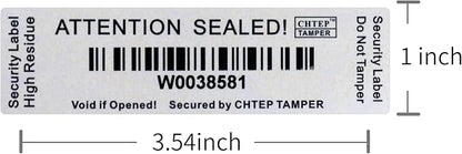ChtepTamper 100 Pieces Total Transfer Tamper-Evident Stickers Security Labels - Image 5