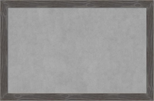 Amanti Art Grey Framed Magnetic Board 23x35 Large Vision Board by AmantiArt
