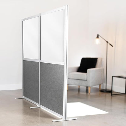 VIVO Modular Wall System, 2 PET and Whiteboard Panels, Professional Office - Image 2