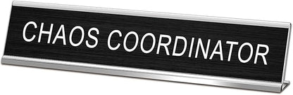 3 Pcs Chaos Coordinator Fixer of Everything Desk of a Humble Genius Funny Desk - Image 7