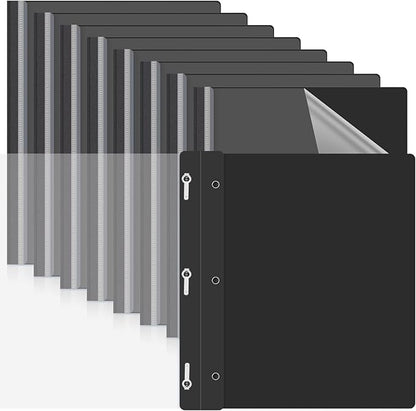 Teling 48 Pcs Clear Front Report Covers by Teling