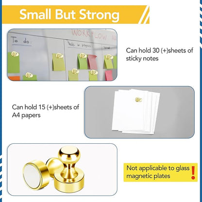 LOVIMAG Fridge Magnets 18Pcs Refrigerator Whiteboard Small Strong Magnet - Image 6