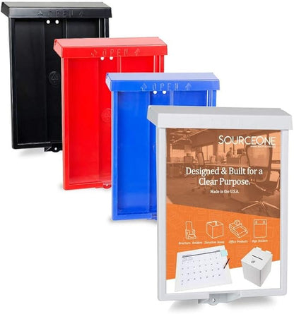 SourceOne 8.5” x 11” Outdoor Realtor Style Brochure Holder - Image 2