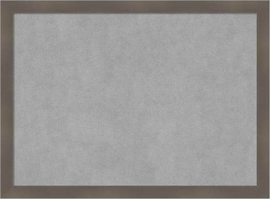 Amanti Art Grey Framed Magnetic Board 22x30 Medium Vision Board by AmantiArt
