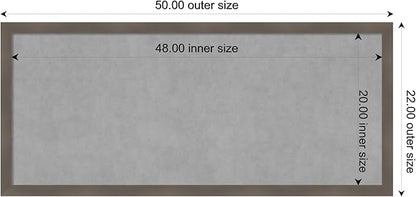 Amanti Art Grey Framed Magnetic Board 22x50 Oversize Vision Board - Image 4