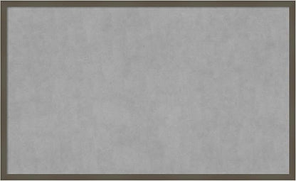 Amanti Art Grey Framed Magnetic Board 25x41 Large Vision Board by AmantiArt