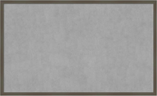 Amanti Art Grey Framed Magnetic Board 25x41 Large Vision Board by AmantiArt