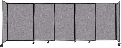 Versare Straightwall Sliding Portable Wall Partition | Freestanding Office by VERSARE