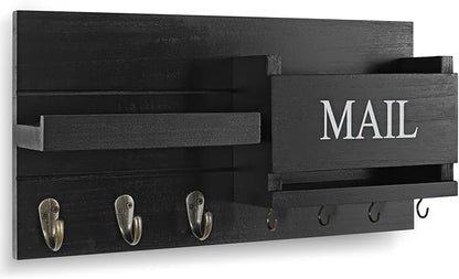 Lwenki Mail Organizer for Wall Mount – Key Holder - Image 2
