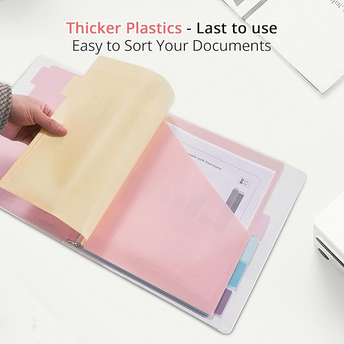 Bundle 10 Packs 6-Tab Letter Size Dividers - Image 5