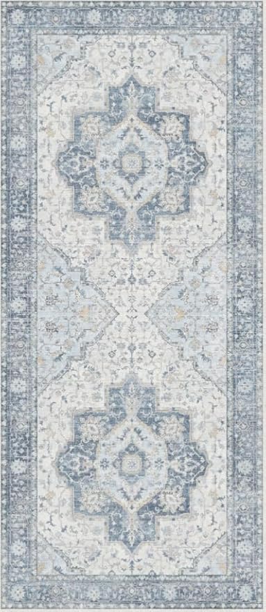 GENIMO Runner Rug 2'6"x6 Machine Washable Non Slip Vintage Hallway Runner Rug - Image 8