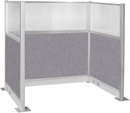 Versare Pre-Configured Hush Panel Electric Cubicle | Workstation Divider Walls by VERSARE