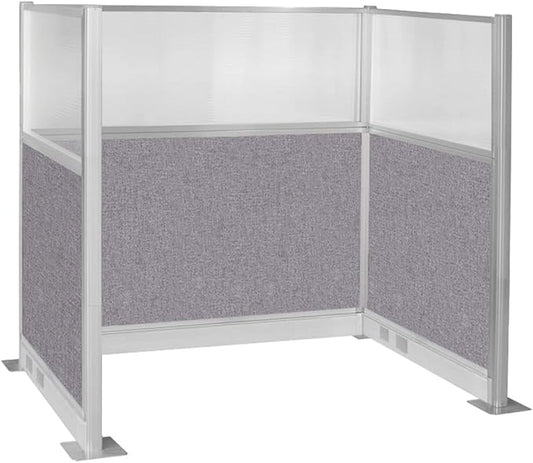 Versare Pre-Configured Hush Panel Electric Cubicle | Workstation Divider Walls by VERSARE