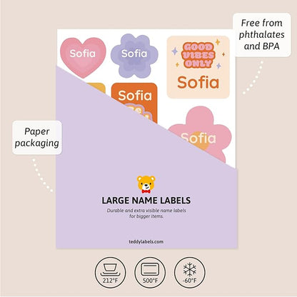 Large Name Labels for Kids - Image 3