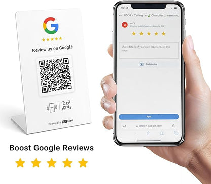 HotLabel Review Stand 3-Pack + Bonus Review Tap Card 3-Pack + - Image 3