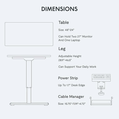 FLEXISPOT EN2 Whole-Piece Standing Desk - Image 6