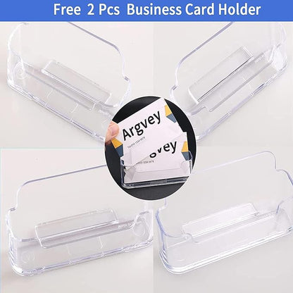Argvey Acrylic Brochure Holder 8.5 x 11 inches, 2 Pack Clear Brochure Display - Image 6