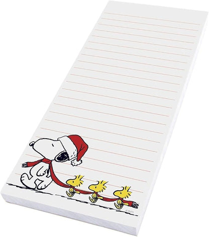 Graphique Snoopy Scarf Train Magnetic Notepad | 100 Tear-Away Sheets | Grocery - Image 3