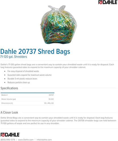 Dahle 20737 Shred Bags w/Gusseted Sides - Image 2