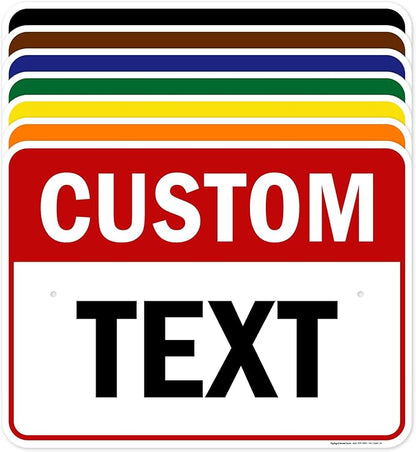 Custom Sign, Custom Sign for Business, Indoor/Outdoor use. 18x24 Inches by MySignCenter