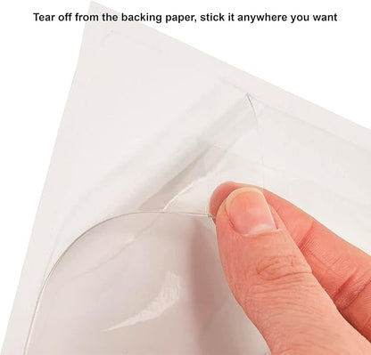 Clear Adhesive 3" x 5" Index Card Pockets - Image 5