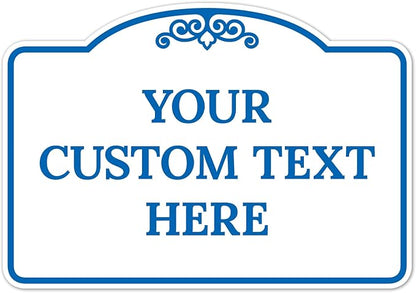 Custom Decorative Sign, Personalized Metal Sign by SigoSigns