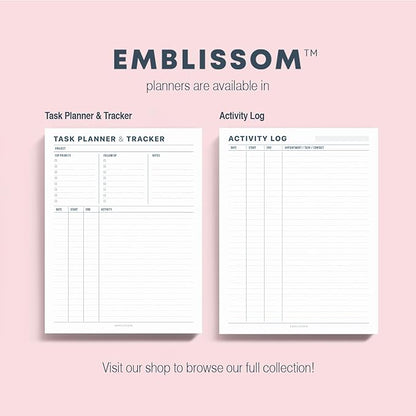 Task Planner & Tracker 8.5 x 11 Tear-Off 70 Sheet Planner Pad – Project - Image 9