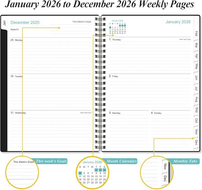 2026 Planner - Planner 2026 from January 2026 - December 2026, Weekly & Monthly - Image 3