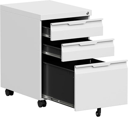 Bestoo 3-Drawer Mobile File Cabinet by Bestoo