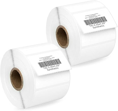 HOUSELABELS 2.25" x 1.25" Address Labels on 1" Core in Polypropylene Compatible by HouseLabels